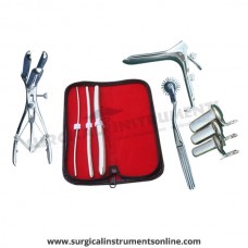 Hegar uterine dilator 3 pieces set,3-4, 7-8, 13-14, pinwheel, mathieu, grave large, collin 3pcs